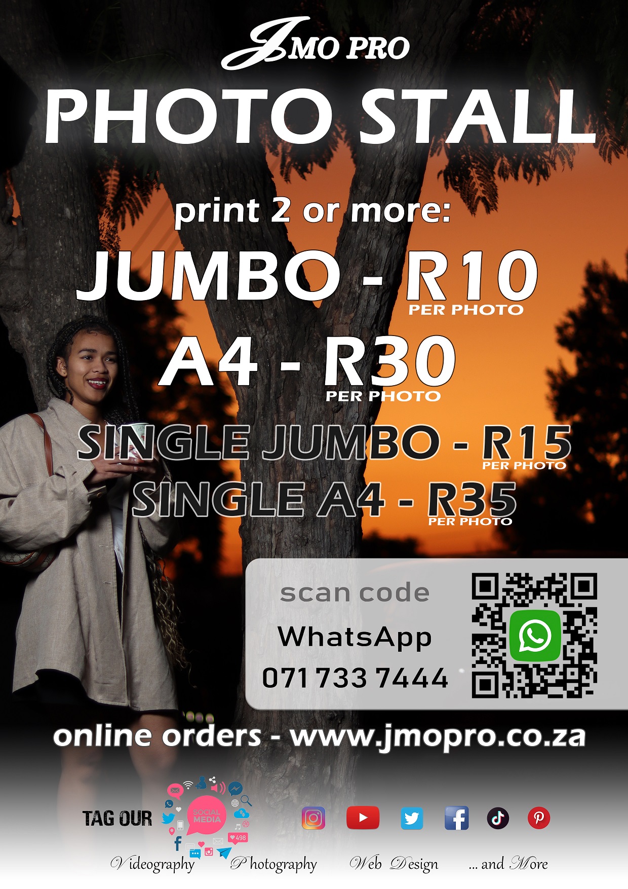 JMOPRO photo stall prices